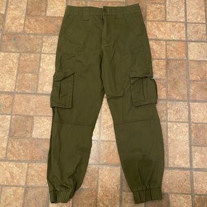 Olive green cargo pants